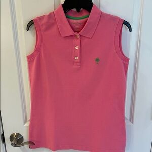 Lilly Pulitzer women’s Sleeveless Polo Top - Pink